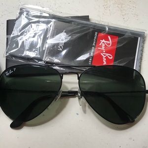 Black RayBan Aviators